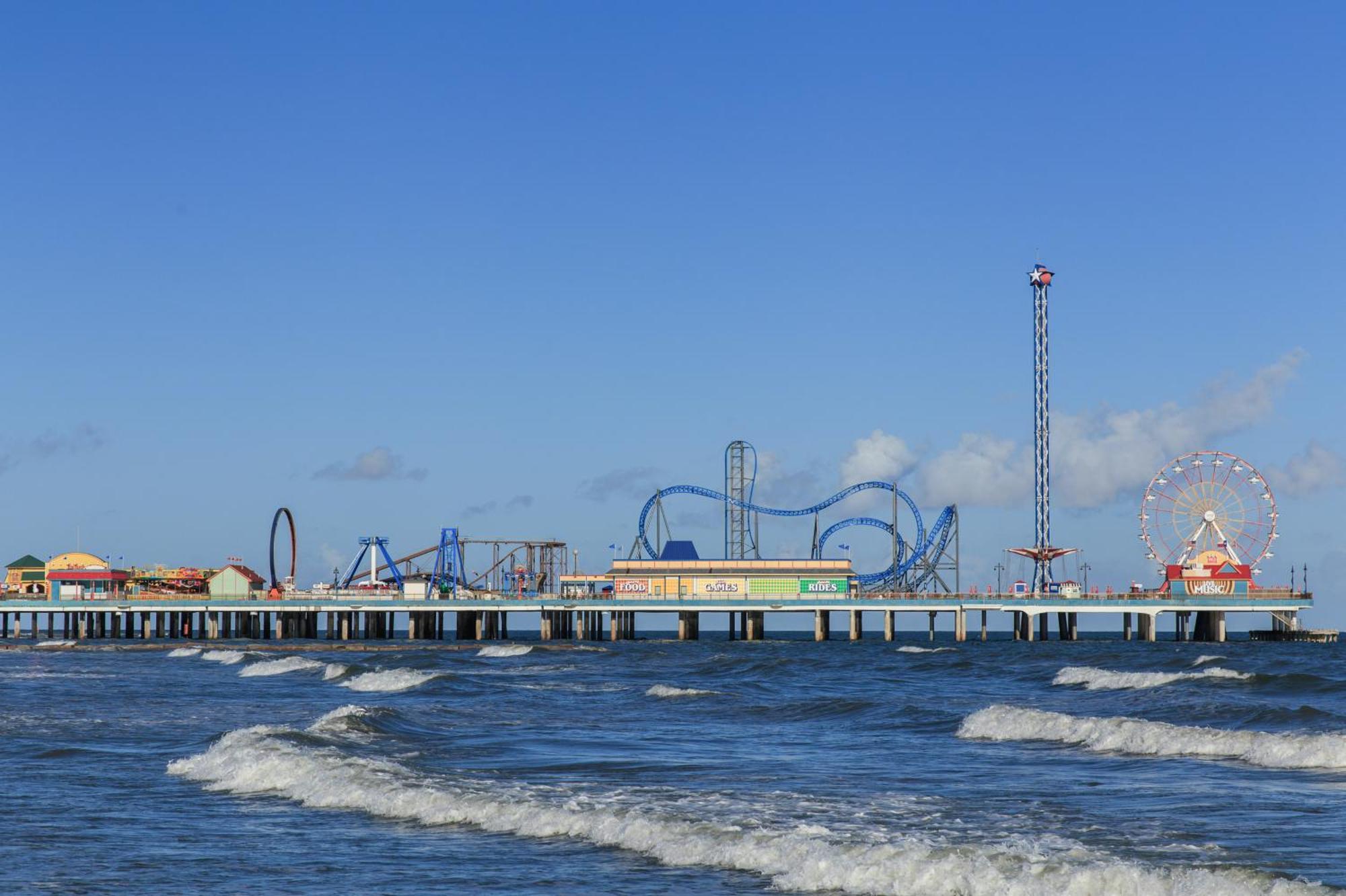 Beachfront Haven Galveston Bagian luar foto